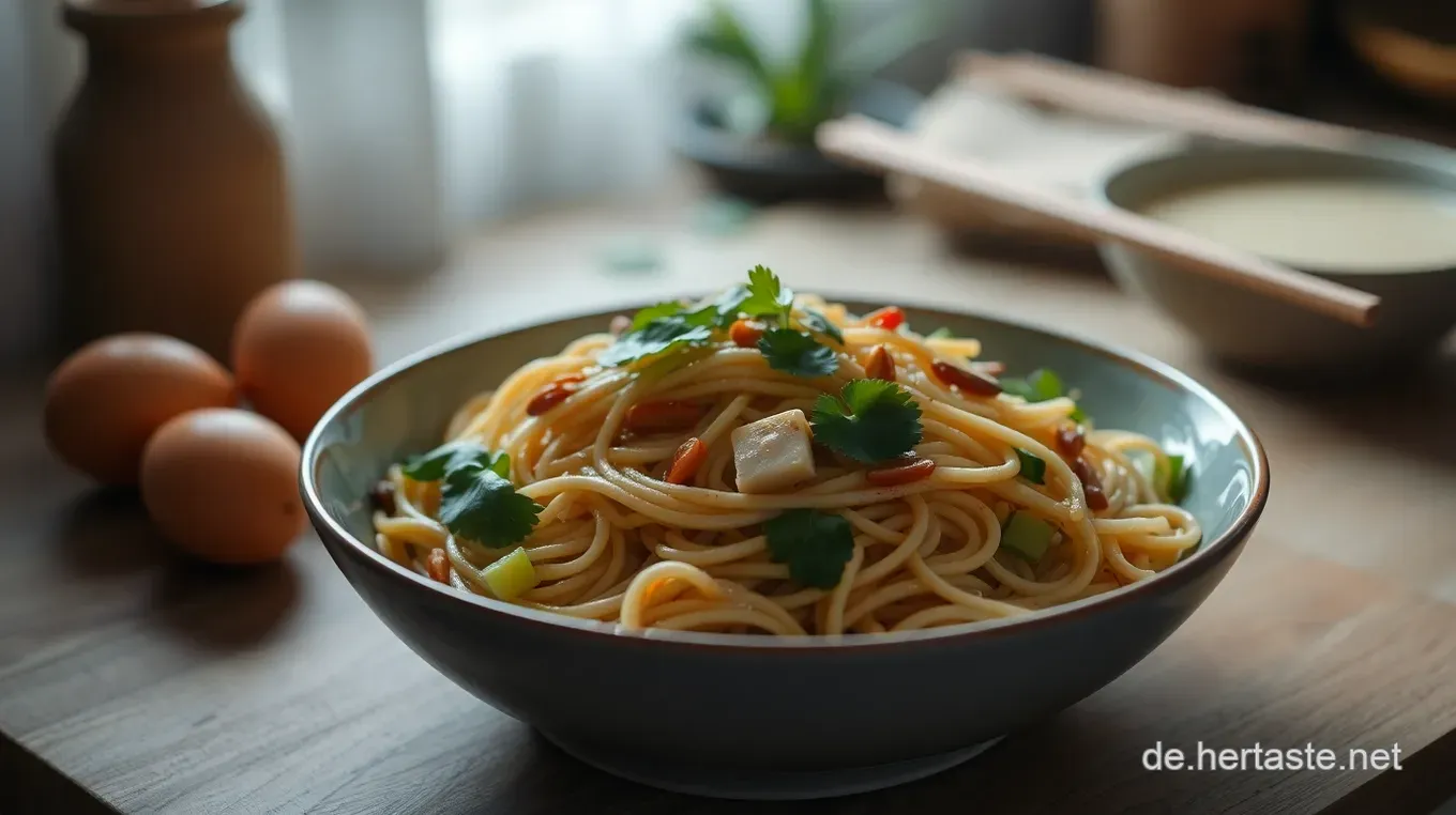 Authentisches Pad Thai: Mein Geheimrezept für ein schnelles Abendessen Authentisches Pad Thai – Der Geschmack Thailands auf deinem Teller