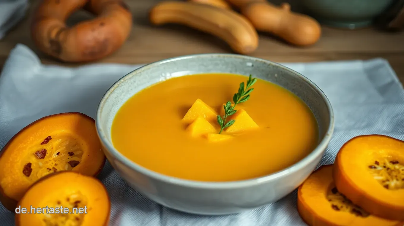 Wärmende Butternut-Kürbis-Suppe: Ein herbstliches Lieblingsrezept Butternut-Kürbis-Suppe – Ein herbstliches Wohlfühlessen