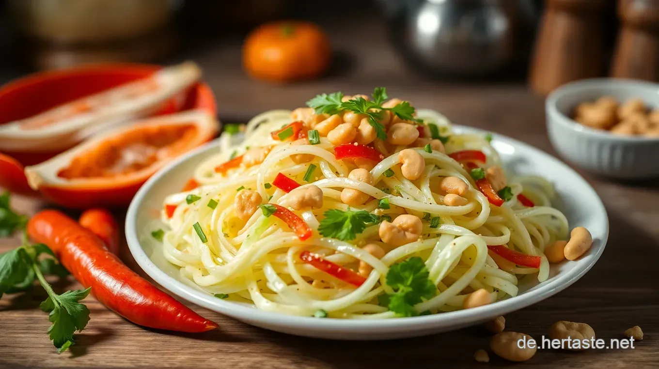 Erfrischender Chinakohlsalat mit Sesam-Dressing – Ein einfaches Rezept Erfrischender Chinakohlsalat mit Sesam-Dressing