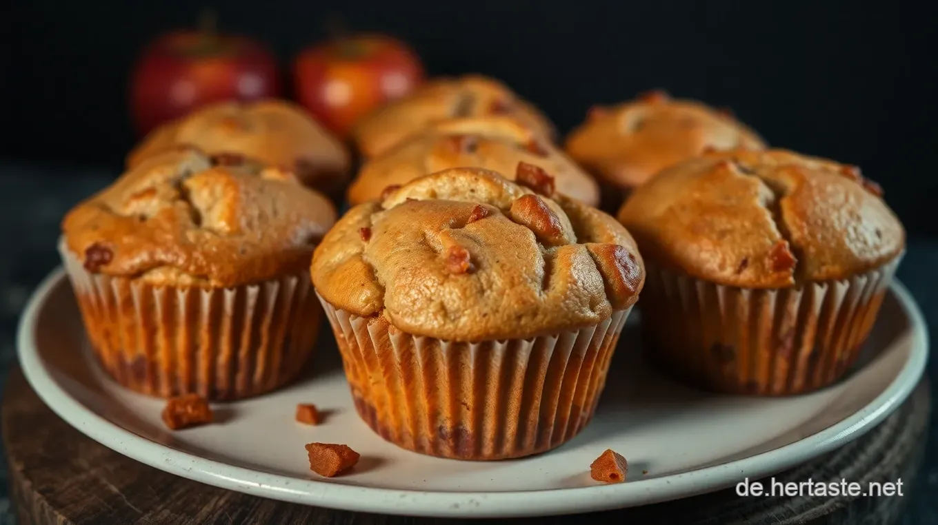 Herzhafte vegane Muffins Apfel – Ein einfacher Genuss für jeden Tag Herzhafte Vegane Apfel Muffins