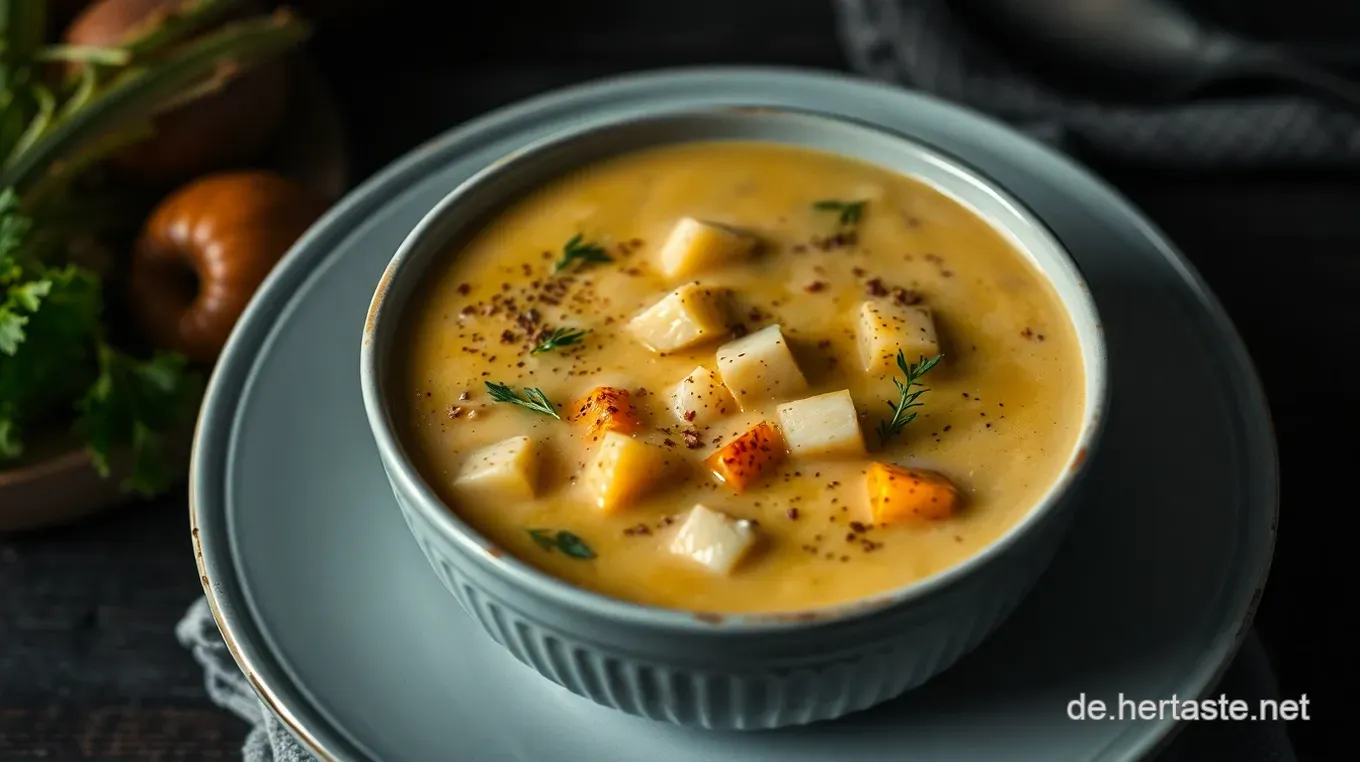 Wärmende Kartoffel-Blumenkohlsuppe: Ein herzhaftes Rezept für kalte Tage Wärmende Kartoffel-Blumenkohlsuppe mit frischen Kräutern