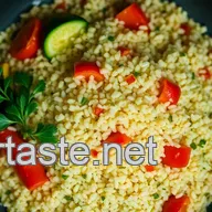 Aromatischer Gem&uuml;se-Couscous mit frischen Kr&auml;utern