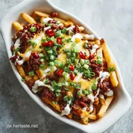 Beladene Pommes mit Hackfleisch in 50 Minuten