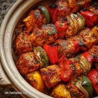 Bester Schaschliktopf mit Paprika f&uuml;r 5 Portionen