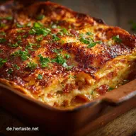 Brokkisagne allamatriciana: Low Carb Lasagne Rezept f&uuml;r Keto
