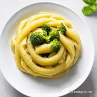 Rezept Brokkoli Nudel Auflauf K&auml;sig Cremig Einfach Lecker