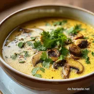 Champignon Suppe mit Curry einfach lecker: Cremig & W&uuml;rzig