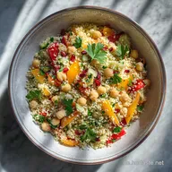 Couscous Salat Rezept Schnell Einfach in 15 Minuten | Vegetarisch