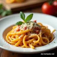 Cremige KseLauchPasta Rezept Mein liebstes Seelenfutter f&uuml;r Faule