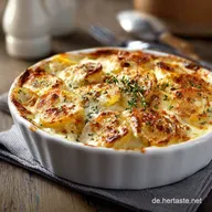 BrokkoliKarottenGratin Goldener Klassiker mit B&eacute;chamel Muskatnuss