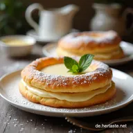 Perfekte Vanillekrapfen kannst du ganz einfach selber machen Mit wei&szlig;em Rand