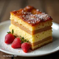 Mein Himmlischer Zebrakuchen Saftiger R&uuml;hrkuchen mit einfacher Gie&szlig;technik