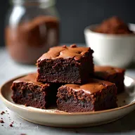 UltraFudgy Saftige vegane Schokoladenbrownies Rezept f&uuml;r den Kaffeeklatsch