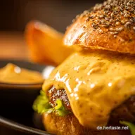 Beste Burger Sauce Rezept Meine cremige Geheimso&szlig;e f&uuml;r Burger PommesDip