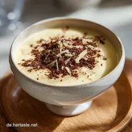 Eierlik&ouml;r Dessert mit wei&szlig;er Schokolade: Samtig und Fein