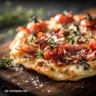 Einfacher Pizzateig ohne Kneten: 10 Minuten Vorbereitung f&uuml;r maximalen Geschmack.