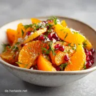 Festlicher Feldsalat mit Orangen f&uuml;r 4 Portionen