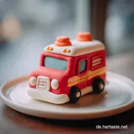 Feuerwehr Motivkuchen: Schritt-f&uuml;r-Schritt mit 16 Portionen