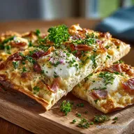 Flammkuchen Rezept Knusprig wie im Elsass Einfach selber machen