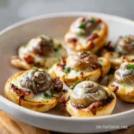 Flammkuchen Schnecken f&uuml;r 16 Portionen