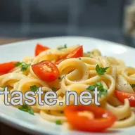 Frischer Glasnudelsalat mit Gem&uuml;se & Erdnussdressing - Einfach gemacht!