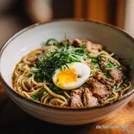 Gebratenes Ramen Gericht in 20 Minuten