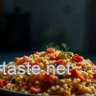 Leckere mit Couscous gef&uuml;llte Paprika: Ein gesundes Familienrezept