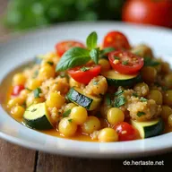Gef&uuml;llte Zucchini Mein mediterranes Sommer Rezept