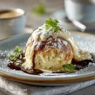Germkn&ouml;del mit Vanilleso&szlig;e &Ouml;sterreichs fluffiger H&uuml;ttenKlassiker