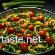 K&ouml;stliche Gr&uuml;ner-Spargel-Pfanne &ndash; Blitzschnell, Einfach & Lecker!