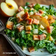 Gr&uuml;nkohlsalat Deluxe: Mein liebstes Rezept mit Speck & Apfel