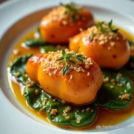 Aromatischer Hasselback ButternutK&uuml;rbis Gesund Lecker
