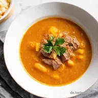 Suppe Lauch Hackfleisch Oma Ernas Seelentr&ouml;ster Rezept