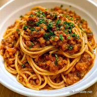 Linsen-Bolognese f&uuml;r 4 Personen