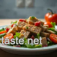 Herzhafter Salat mit H&auml;hnchenbrust: Ein proteinreicher Genuss f&uuml;r jeden Tag