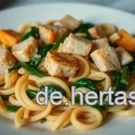 Himmlischer Nudelauflauf mit Lachs und Spinat: Ein Familienliebling