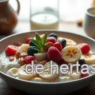 Mein Lieblings-Hirsebrei: Gesundes Fr&uuml;hst&uuml;ck mit Fr&uuml;chten und N&uuml;ssen
