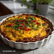 Fleischfans Aufgepasst Low Carb Keto CheeseburgerQuiche: Blitzschnell