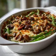 Green Bean Casserole: Keto, Low Carb Selbstgemacht