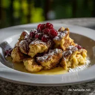 Keto Kaiserschmarrn mit nur 4 Zutaten: Luftiger Low Carb Genuss