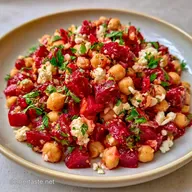 Kichererbsensalat Mit Feta Und Rote Bete