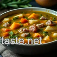 Klassische Erbsensuppe &ndash; Herzhaft, einfach und voller Geschmack!