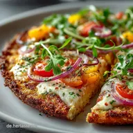 Low Carb Pizza: Knuspriger Mandel-K&auml;se-Teig Rezept