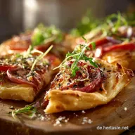 Herzhafte Pizza Schiffchen Luftiges Finger Food f&uuml;r Kinder Feiern