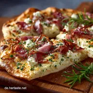 Els&auml;sser Flammkuchen Rezept So wird der Teig hauchd&uuml;nn