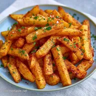 Kohlrabi Pommes aus dem Airfryer: Knusprig