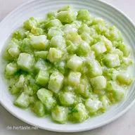 Kohlrabigem&uuml;se Mit Wei&szlig;er So&szlig;e: Cremig