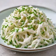 Kohlrabisalat mit Joghurt in 20 Minuten