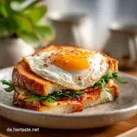 Koreanisches Eggdrop Sandwich in 15 Minuten