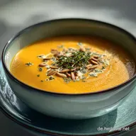K&uuml;rbissuppe: Einfache Kokos K&uuml;rbissuppe Rezept